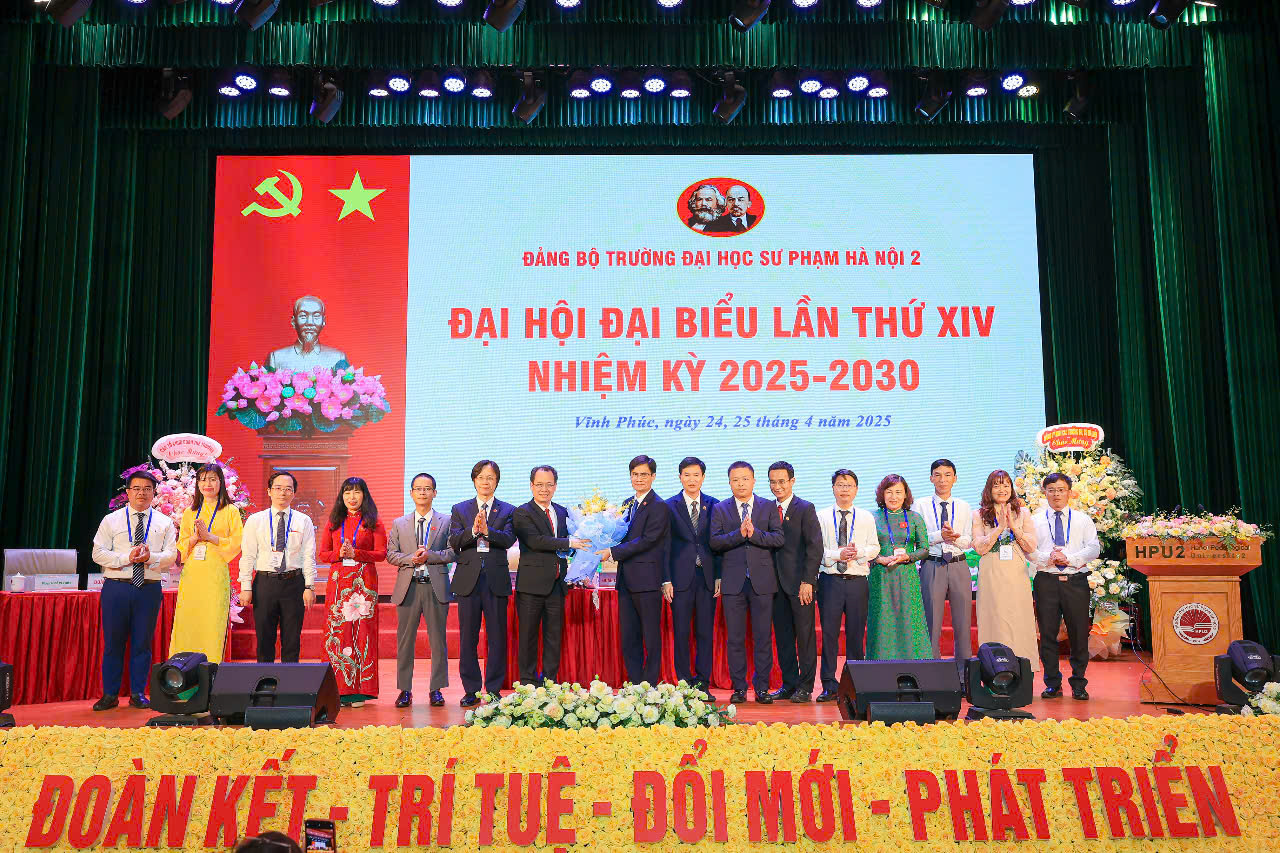 Đại hội đại biểu Đảng bộ Trường Đại học Sư phạm Hà Nội 2 lần thứ XIV, nhiệm kỳ 2025-2030: Đoàn kết - Trí tuệ - Đổi mới - Phát triển